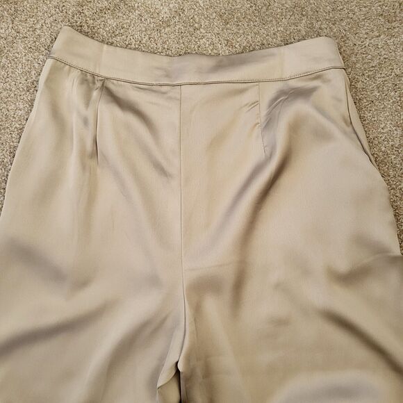 LBLC The Label Gia Wide Leg Pants Size 6 Style P15670LB Shiny Wedding Party - Picture 8 of 10